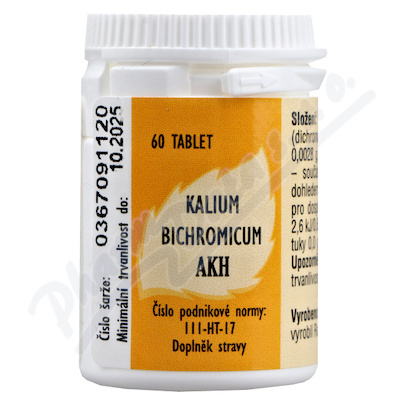 Kalium Bichromicum Akh Tbl.60