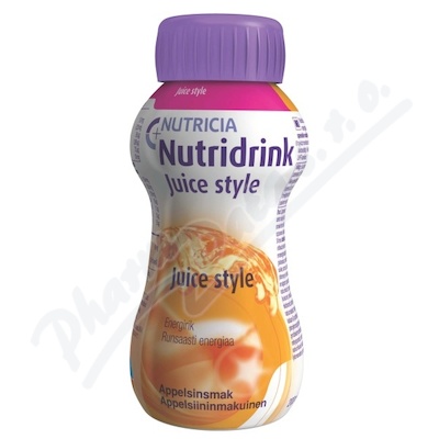 Nutridrink Juice Style S Příchutí Pomerančovou perorální roztok 4x200ml