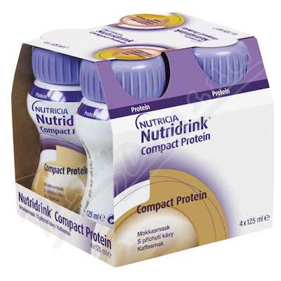 Nutridrink Compact Protein S Příchutí Kávy perorální roztok 4x125ml