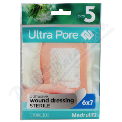 Medrull Náplast Samolepicí Sterilní 6x7cm 5ks