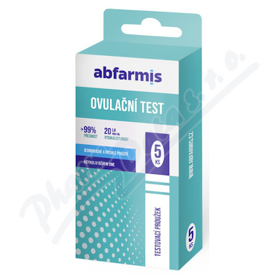 Abfarmis Ovulační Test 20miu/ml 5ks