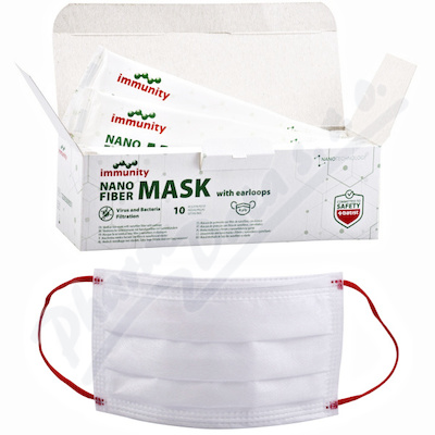 Nano Fiber Mask B ústenka S Gumičkami 10ks