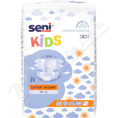 Seni Kids Junior Super kalhotky absorpční prodyšné pro děti, 20+kg, 1350m