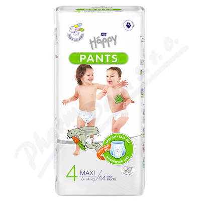Happy Pants Maxi plenkové kalhotky 8-14kg 44ks