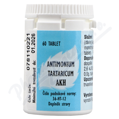 Antimonium Tartaricum Akh Tbl.60