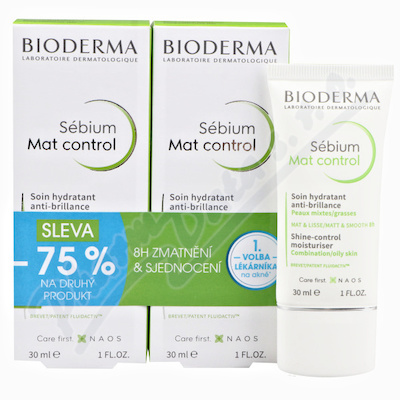 Bioderma Sébium Mat Control 30ml 1+1