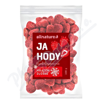 Allnature Jahody Sušené Mrazem 100g