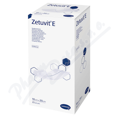 Kompresy Kombinované Savé Zetuvit E Sterilní 10x20cm,25ks