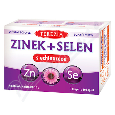 Terezia Zinek+selen+echinacea Cps.30