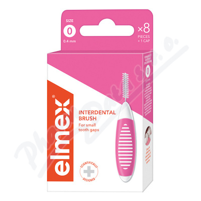Elmex Mezizubní Kartáček 0.4mm Vel.0 8ks