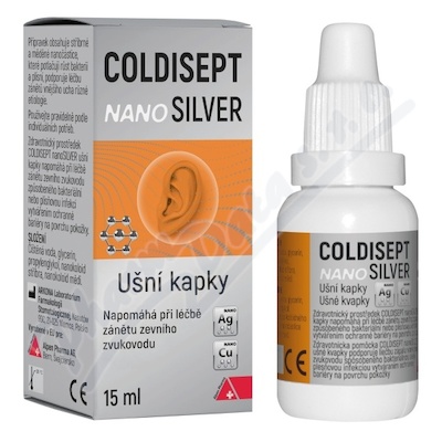 Coldisept Nanosilver Ušní Kapky 15ml