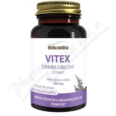 Vitex Drmek obecný extrakt 500 mg 60 kapslí