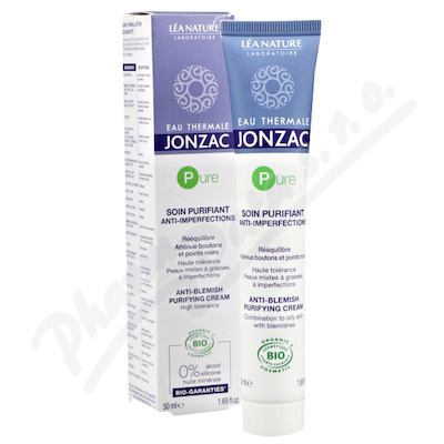 Jonzac Pure Čistící krém na aknózní pleť odstraňující nedokonalosti BIO 50ml