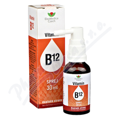 Vitamín B12 sprej 30 ml Ekomedica
