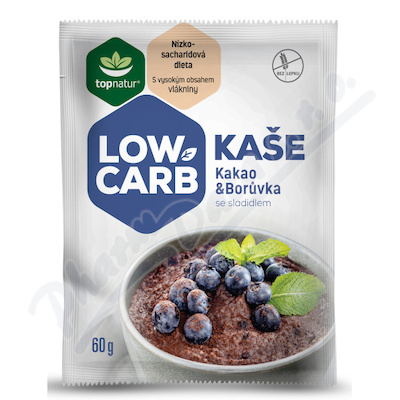 Topnatur Low Carb Kaše Kakao&borůvka 60g