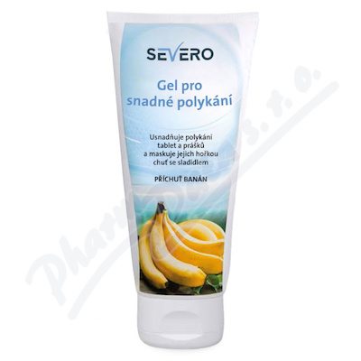 Severo Gel pro snadné polykání banán 150 ml