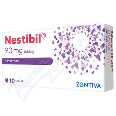 Nestibil 20mg neobalené tablety 10