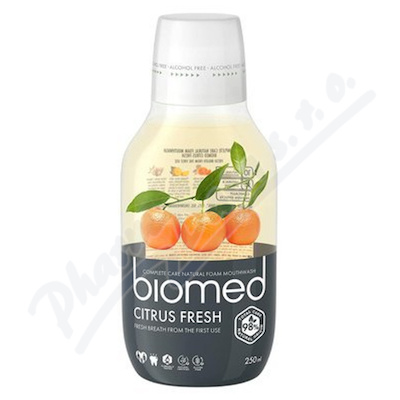 Biomed Citrus fresh ústní voda bio 250 ml