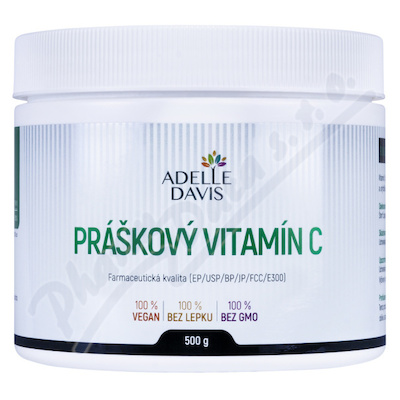 Adelle Davis Práškový vitamín C 500 g