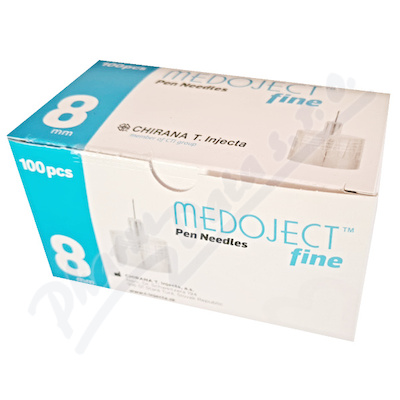 Jehla Do Inzulinového Pera - Medoject Fine 31gx8,0 mm, světle modrá