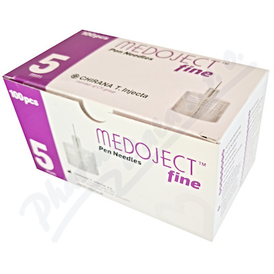 Jehla Do Inzulinového Pera - Medoject Fine 31gx5,0 mm, tmavě fialová