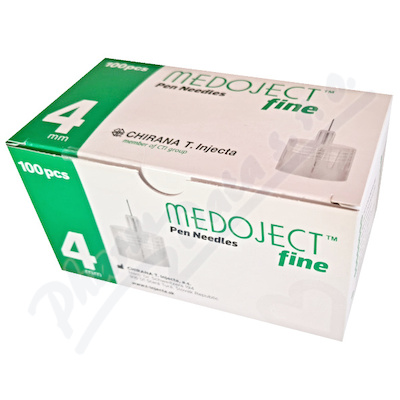 Jehla Do Inzulinového Pera - Medoject Fine 32gx4,0 mm, zelená