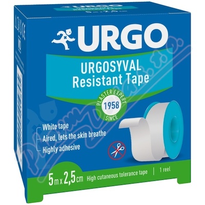 Urgo Syval Textilní Náplast Bílá 2.5cmx5m Nová