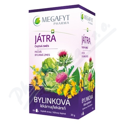 Megafyt Bylinková Lékárna Játra čaj.směs 20x1.5g