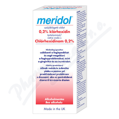 Meridol ústní Voda S Chlorhexidinem 02% 300ml
