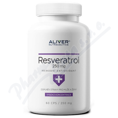 Aliver Resveratrol 250mg Cps.60