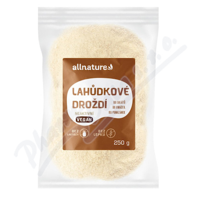 Allnature Lahůdkové droždí neaktivní 250 g