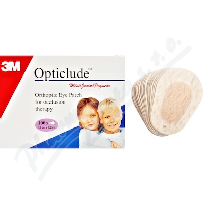 3m Opticlude Oční Náplast okluzor 3m opticlude junior mini 1537/100 (100 ks