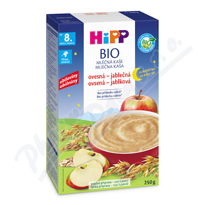 Hipp Mléč.kaše Na Noc Ovesná-jablečná Bio 8m 250g