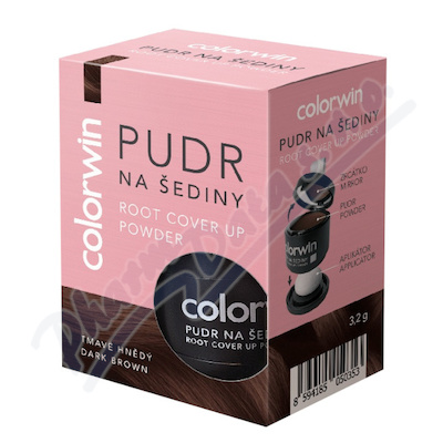 Colorwin Pudr Na šediny Tmavě Hnědý 3.2g