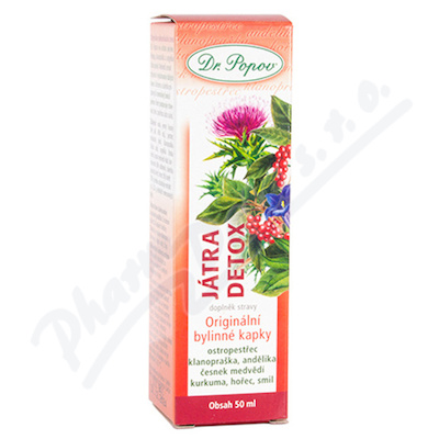 Dr.popov Kapky Bylinné Játra Detox 50ml