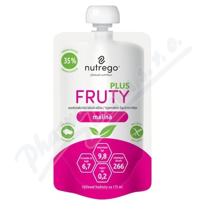 Nutrego Fruty Plus Malina perorální roztok 4x175ml
