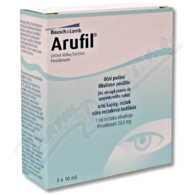 Arufil 20 mg/ml oční kapky 3x10 ml