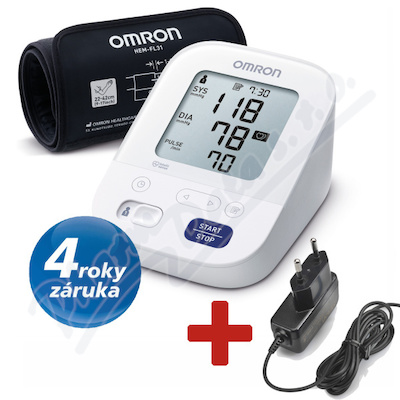 Tonometr Omron M400 Comfort Pažní+sít.zdroj
