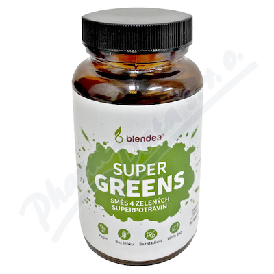 Blendea Supergreens směs 4 zelených superpotravin 90 kapslí