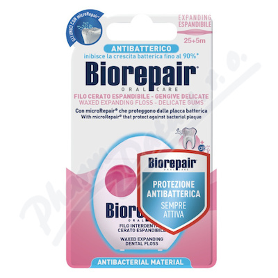 Biorepair Expandující Plochá Zubní Nit 25+5m