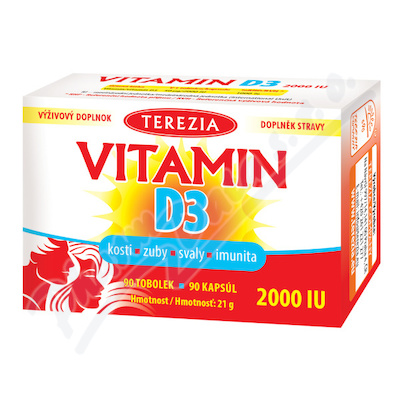 Terezia Vitamín D3 2000 Iu Tobolek 90