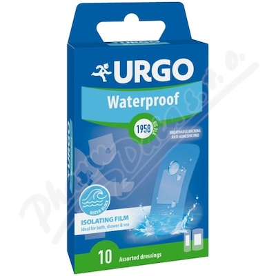 Urgo Waterproof Voděodolná Náplast 10ks Nová