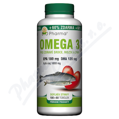 Omega 3 1000mg Epa180mg+dha120mg Tobolek 100+60 Bio-ph