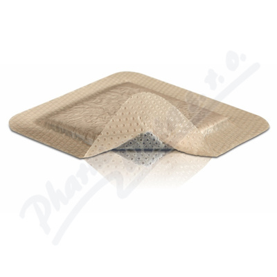 Mepilex Border Ag 10x10 cm, 5 ks, antimikrobiální pěnové samolepící