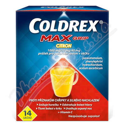 Coldrex MAXgrip Citron 14 sáčků