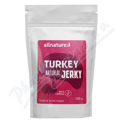 Allnature Turkey Natural Jerky 100g