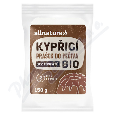 Allnature Kypřící Prášek Do Pečiva Bio 150g