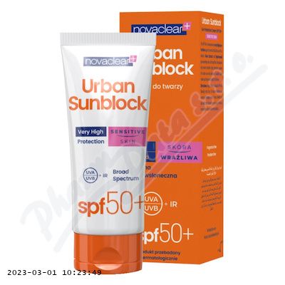 Biotter Nc Urban sunblock krém SPF 50+ 40 ml