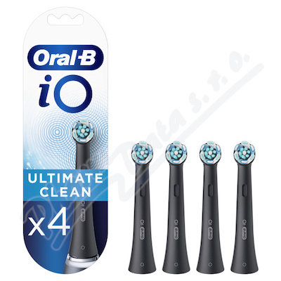 Oral-B iO Ultimate Clean Black náhradní hlavice 4 kusů