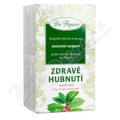Dr.popov čaj Zdravé Hubnutí 20x1.5g